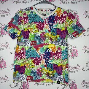 Zoo York tshirt tee graffiti spray paint style tattoo art work graffiti top